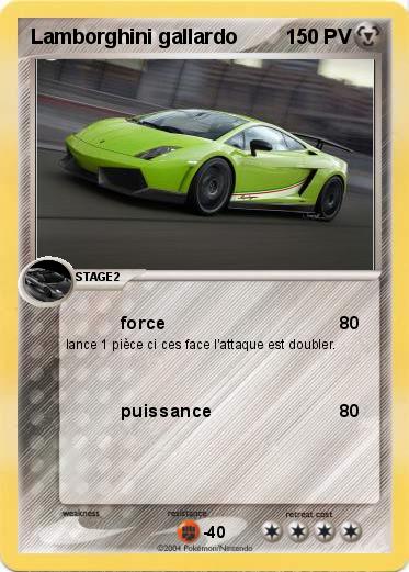 Pokemon Lamborghini gallardo