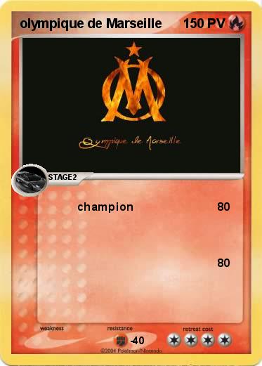 Pokemon olympique de Marseille