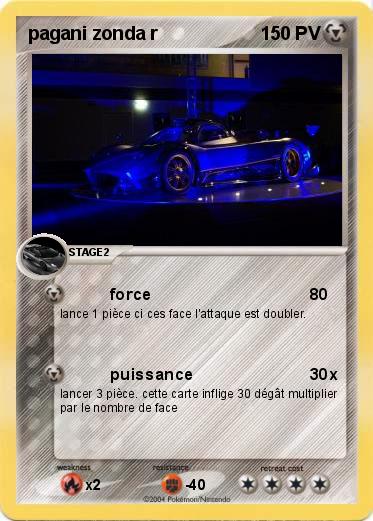 Pokemon pagani zonda r