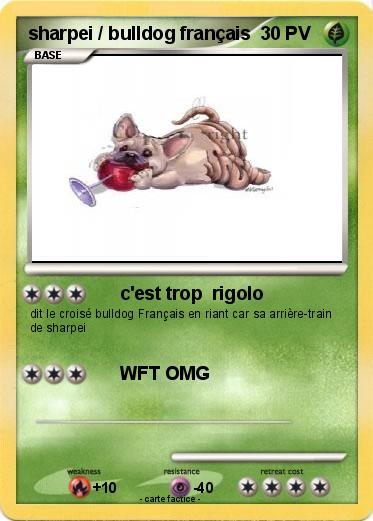 Pokemon sharpei / bulldog français