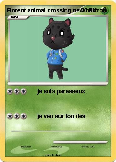 Pokemon Florent animal crossing new horizon