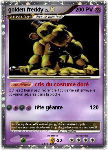 Pokemon golden freddy