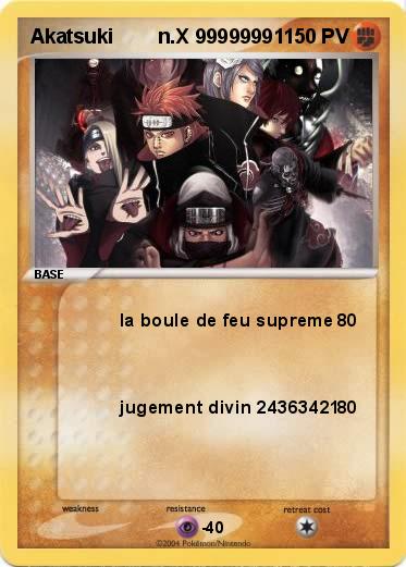 Pokemon Akatsuki        n.X 99999991