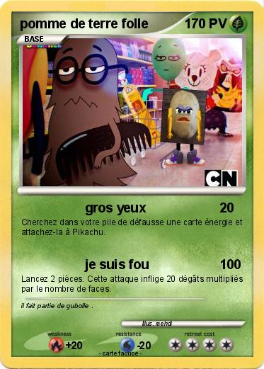 Pokemon pomme de terre folle
