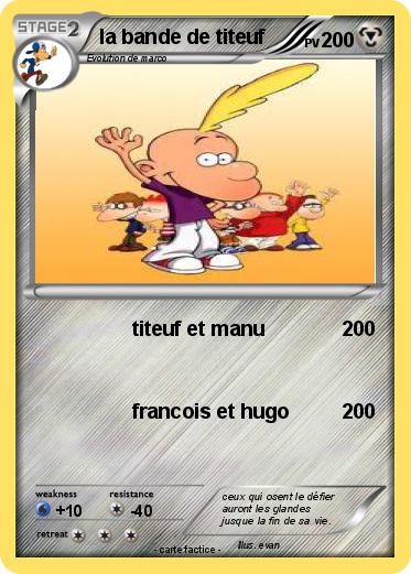 Pokemon la bande de titeuf