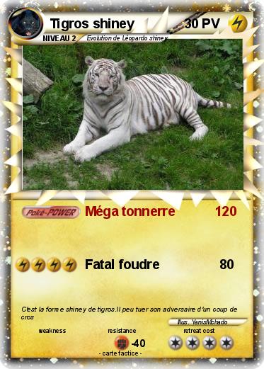 Pokemon Tigros shiney
