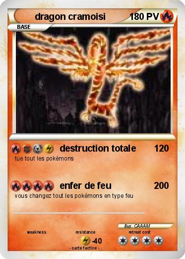 Pokemon dragon cramoisi