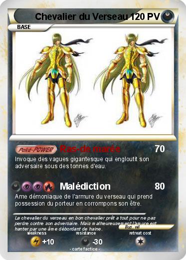 Pokemon Chevalier du Verseau