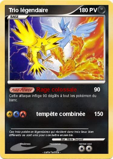 Pokemon Trio légendaire