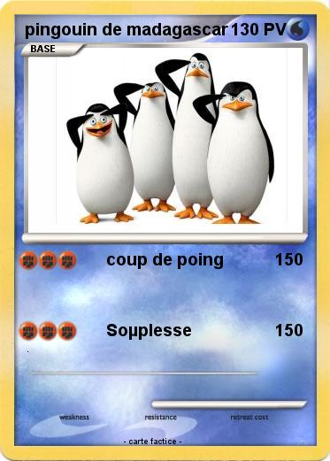 Pokemon pingouin de madagascar