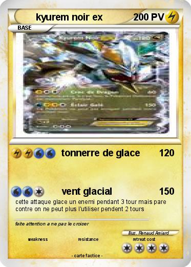 Pokemon kyurem noir ex