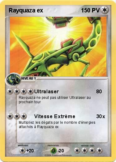 Pokemon Rayquaza ex 
