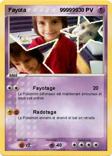 Pokemon Fayota                      999999