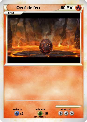 Pokemon Oeuf de feu