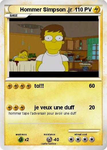 Pokemon Hommer Simpson .jr