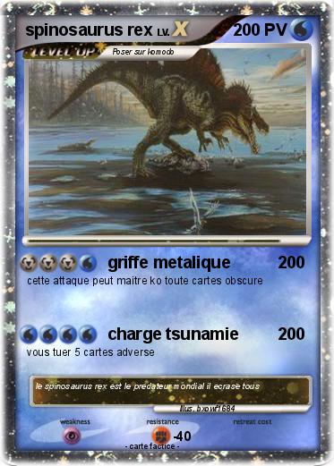 Pokemon spinosaurus rex