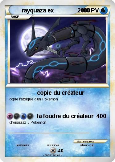 Pokemon rayquaza ex               2000