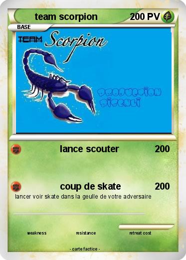 Pokemon team scorpion