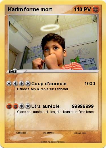 Pokemon Karim forme mort