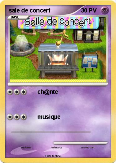 Pokemon sale de concert