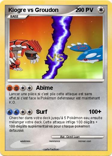 Pokemon Kiogre vs Groudon           2