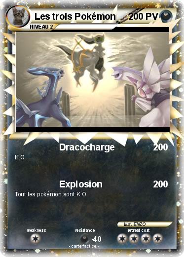 Pokemon Les trois Pokémon