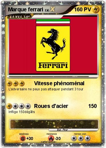Pokemon Marque ferrari