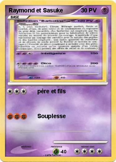 Pokemon Raymond et Sasuke