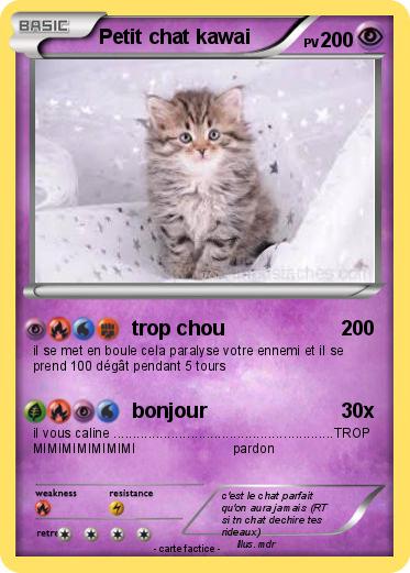 Pokemon Petit chat kawai