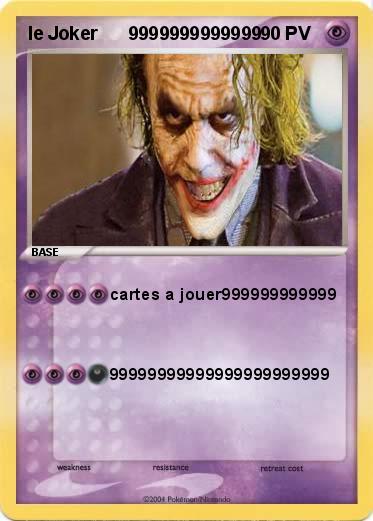 Pokemon le Joker      9999999999999