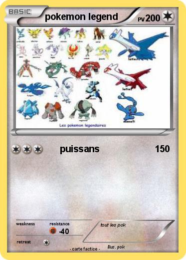Pokemon pokemon legend