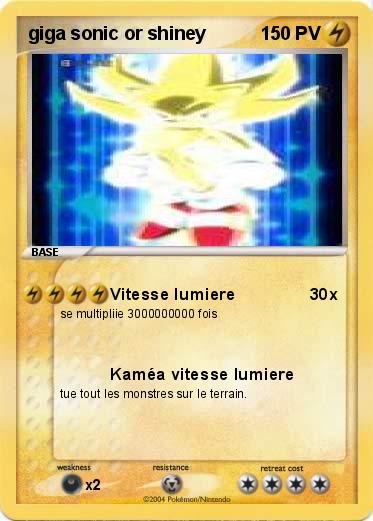Pokemon giga sonic or shiney