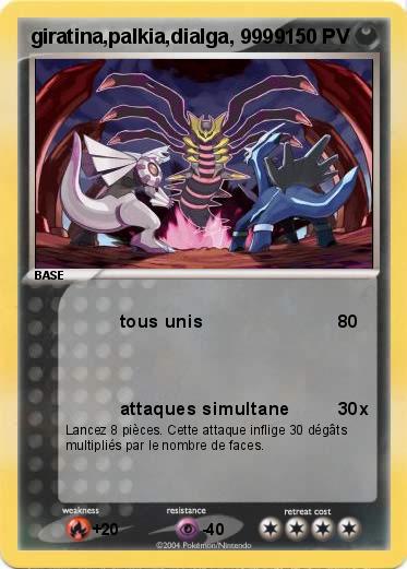 Pokemon giratina,palkia,dialga, 9999