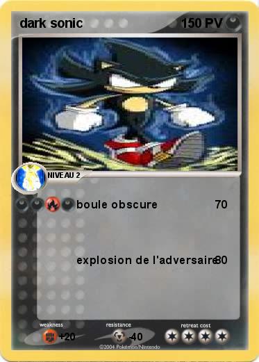 Pokemon dark sonic