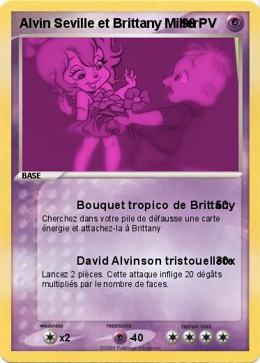 Pokemon Alvin Seville et Brittany Miller