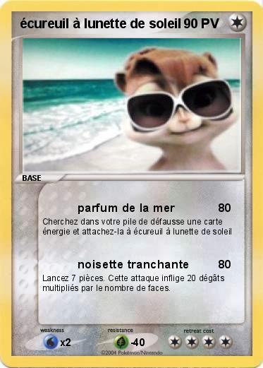 Pokemon écureuil à lunette de soleil