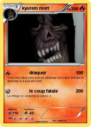 Pokemon kyurem mort