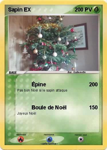 Pokemon Sapin EX