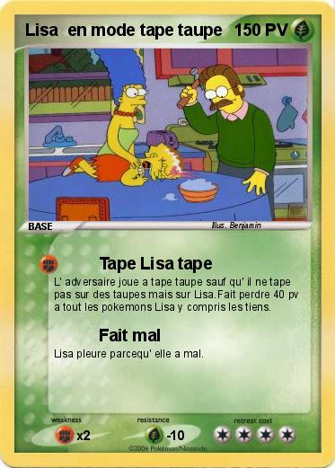 Pokemon Lisa  en mode tape taupe