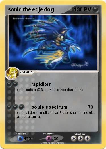 Pokemon sonic the edje dog