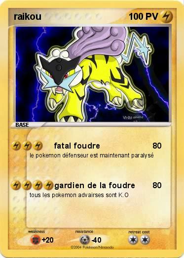 Pokemon raikou