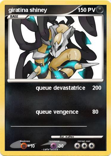 Pokemon giratina shiney