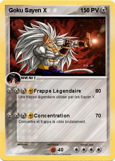 Pokemon Goku Sayen X