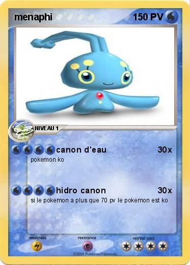 Pokemon menaphi