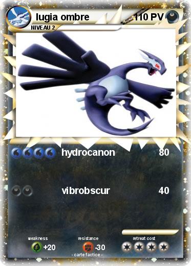 Pokemon lugia ombre