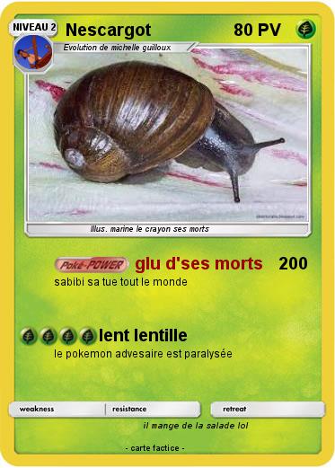 Pokemon Nescargot