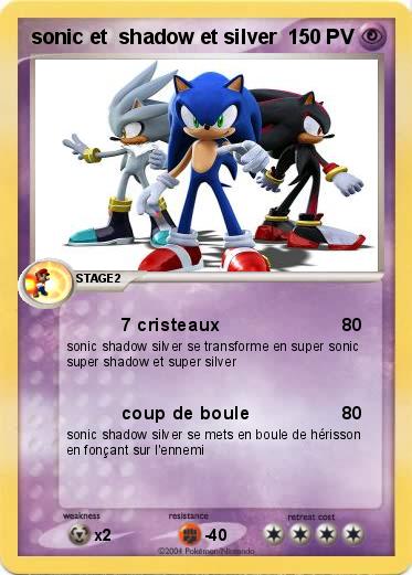 Pokemon sonic et  shadow et silver