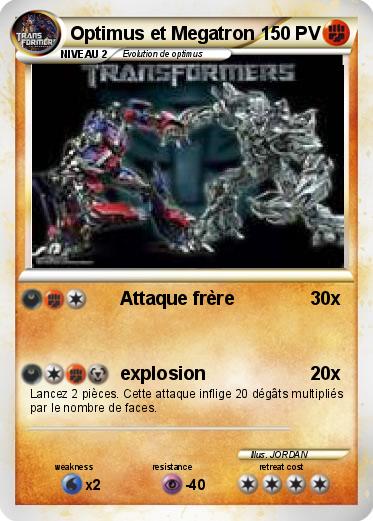Pokemon Optimus et Megatron