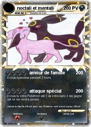 Pokemon noctali et mentali