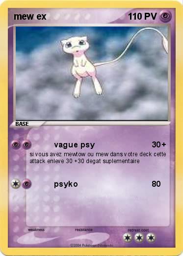 Pokemon mew ex
